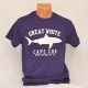 Great White Shark t-shirt - Purple - short-sleeved Unisex Adult