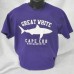 Great White Shark t-shirt - Purple - short-sleeved Youth 
