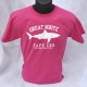 Great White Shark t-shirt - Heliconia Pink - short-sleeved Youth 