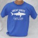 Great White Shark t-shirt - Royal Blue - short-sleeved Youth