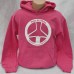 Peace For Whales sweatshirt - Heliconia Pink - hoodie Adult