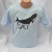 Salt the Humpback Whale T-shirt - Light Blue - short-sleeved Youth