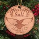Salt, the Humpback Whale, Holiday Ornament - wood